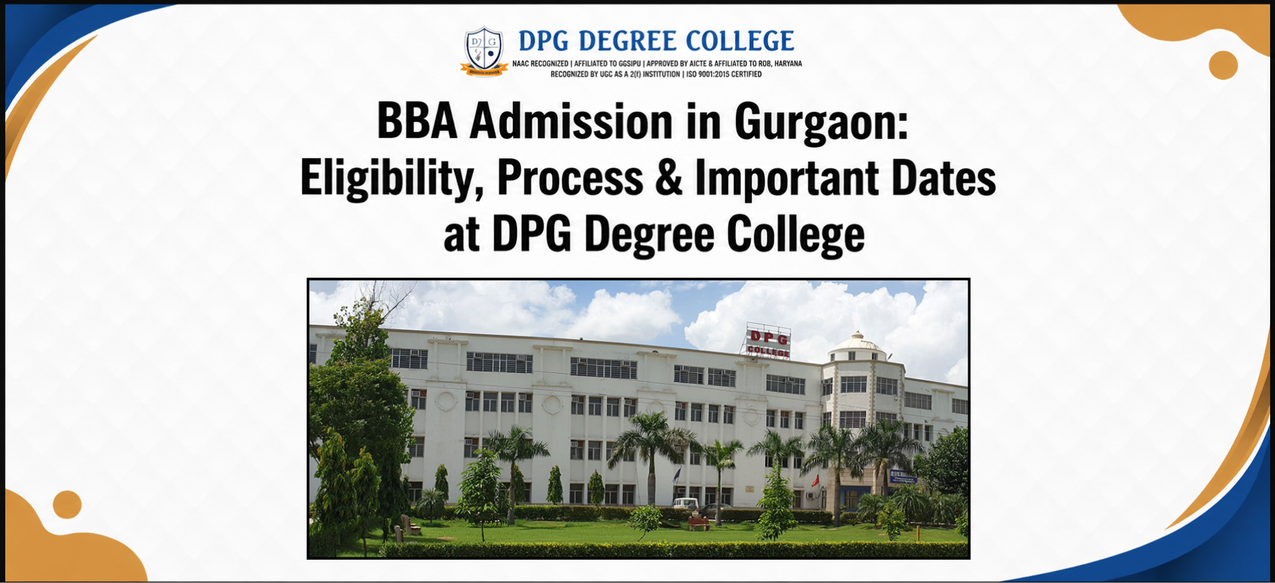 BBA Admission in Gurgaon